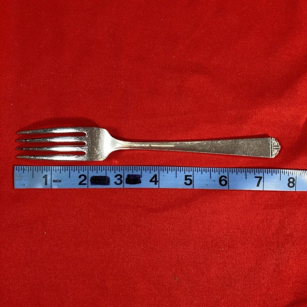 10 - Vintage Oneida Dinner Forks / Tudor Plate Silver Flatware / Community